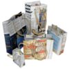 Recycled Newspaper Gift Bags “Large” – Size: 405*305*160mm – Mi