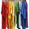 Natural Unprocessed Cotton T-Shirts (Style: Ladies; Fabric Colou