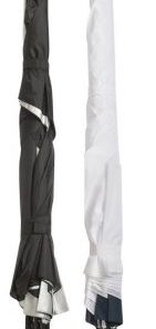 Square Deluxe Golf Umbrella (Navy & White)