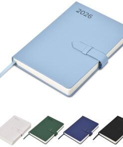 Eco Friendly A5 2026 Diary With FSC Paper, Strap Closure, Pen Loop & Bookmark