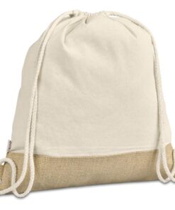 Eco Friendly Cotton & Jute Drawstring Bag