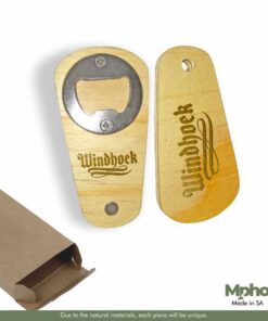 Eco Friendly Wooden Round T Bottle Opener In Gift Box – Min 100 Units