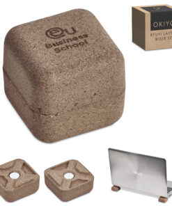 Ergonomic Laptop Riser Set – Eco Friendly Cork