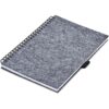 Fuji Recycled PET Felt A5 Spiral Notebook With 160 Lined Pages & Pen Loop