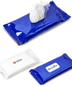 Go-Bac Wet Wipes 10 Pack Anti-Bacterial Pocket Wipes – Avail White or Blue