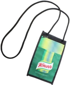Full Colour Branded Lanyard Nurse Pouch and Cord Lanyard