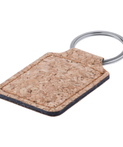 Oval Wooden Keychain