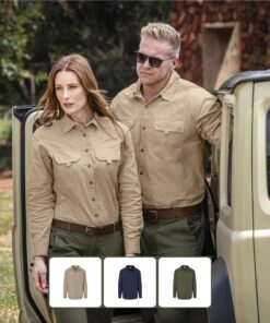 Ladies Mawenzi Long Sleeve Bush Outdoor Shirt – Quick-Dry, Vented Back & Flap Pockets