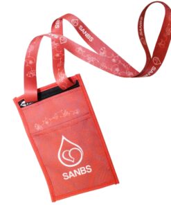 Lanyard Nurse pouch with 20mm polyester Lanyard Branded FC