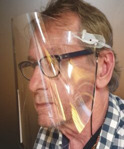 1mm thick Professional Laser-Cut Face Shield – Min 20 units