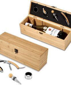 Okiyo Eco Friendly Bamboo Wine Set
