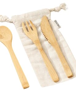 Okiyo Eco Friendly Nakama Bamboo Cutlery Set