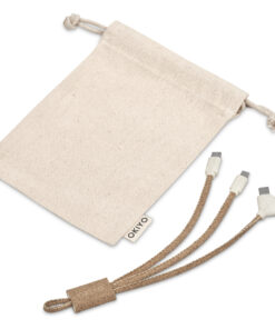 Okiyo Soshin Cork 3-In-1 Charging Cable