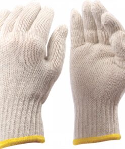 Cotton Protective Gloves Un-Bleached Taiwan Crochet Liner