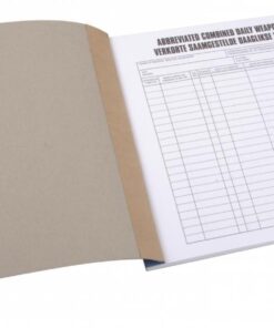 Security Book Firearm Register