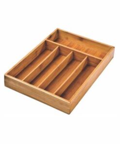 Bamboo Cutlery Tray (320X260X50MM) – MOQ: 24 units