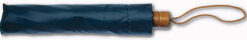 Foldable 190t nylon fabric umbrella with a wooden shaft and supp