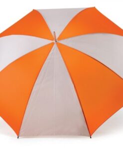 Large Golf Umbrella with Grip Handle Proline Grip – White / Orange