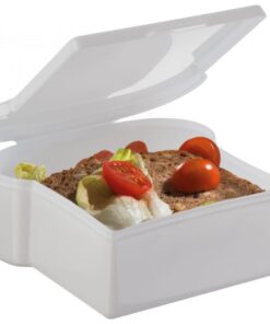 Plastic bread shaped lunch box