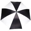 Golf Umbrella – Wooden Handle – Black and White