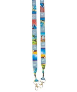 Dye sublimation open lanyard with double – Available in many co