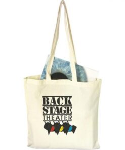 Black Midi Cotton Drawstring Pouch – Eco Friendly Gift Packing Idea
