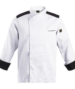 Roma Chef Jacket – Available in: Grey/Black, Red/Black or White/Black
