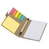 Recycled Notebook With Pen And Flags – Natural