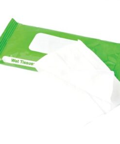 Bag with 10 Wet WipesLight Green, Black, Silver, White, Red or C