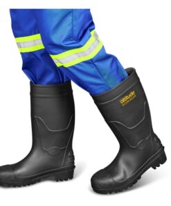 Power Gumboot Steel Toe Black – CE certified