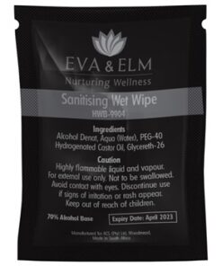 Eva & Elm Hereford Sanitising Wet Wipe