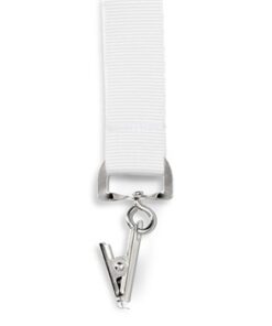 Satin Lanyard With Crocodile Clip