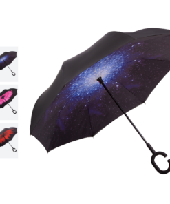 Printed Reversible 8 Panel Umbrella with Design On Inside