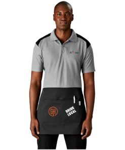 Promo Waiters Apron Half Apron With Two Front Patch pockets – Avail Black or White