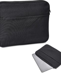 Recycled Cotton Padded Laptop Sleeve with Front Pocket