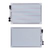 Reversible Portable Whiteboard With Plain White On 1 Side & Lines on Other side. Includes marker & Eraser.
