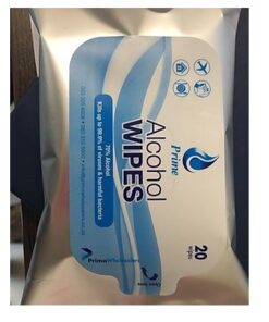 Sanitizing 75% Alcohol Wipe 20 Wipes Per Sachet – Min 160 units