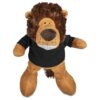 Simba Plush Toy Lion With Black Brand-able Tshirt