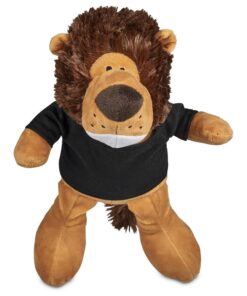 Simba Plush Toy Lion With Black Brand-able Tshirt
