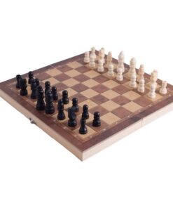 Travel 3in1 Bamboo Game set – Chess. Backgammon & Checkers