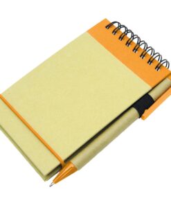 Eco notepad with pen – Avail in: Available in many colours