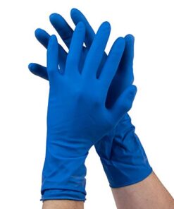 Black Nitrile Examination Gloves – Latex Free & Powder Free (S, M, L, XL)