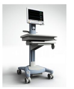 Alternative view of 15″ Multiparameter Patient Monitor MD9015T