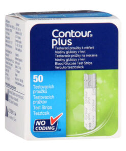 Bayer Contour Plus Glucose Test Strips (50/Vial)