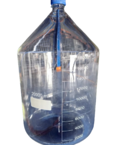 Alternative view of Laboratory Bottles With Blue Cap