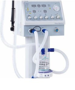 Alternative view of PA-500 Economical Medical Trolley Ventilator machine