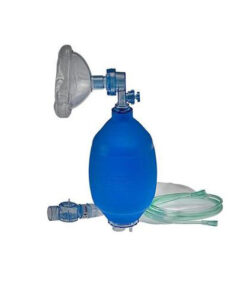 Blue Rubber Resuscitator ��� Adult Size