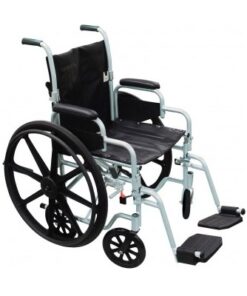 Lightweight Aluminium & Nylon Wheelchair with Quick Release Wheels