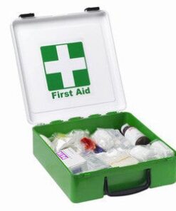 Government Regulation 3 First Aid Kit in Green/White Plastic Case