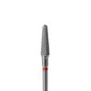 Staleks Carbide nail drill bit frustum red EXPERT head diameter 4 mm / working part 13 mm